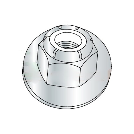 Newport Fasteners Nylon Insert Lock Nut, 5/16"-18, Steel, Zinc Plated, 1000 PK 892051